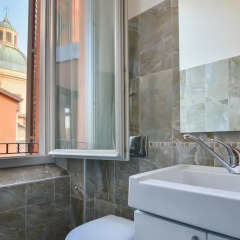 Отель Palazzo Banchi Halldis Apartments Италия, Болонья - отзывы, цены и фото номеров - забронировать отель Palazzo Banchi Halldis Apartments онлайн ванная