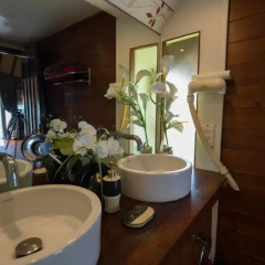 Отель Bora Bora Bungalove Французская Полинезия, Бора-Бора - отзывы, цены и фото номеров - забронировать отель Bora Bora Bungalove онлайн ванная