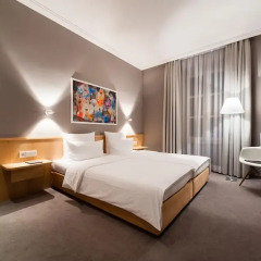 Design Hotel Stadt Rosenheim 3* Номер Комфорт двуспальная кровать фото 10