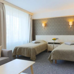 Tartu Hotel 2* Стандартный семейный номер с двуспальной кроватью фото 13