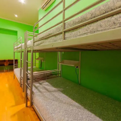Гостиница Bear Hostels на Смоленской Кровать в общем номере с двухъярусной кроватью фото 5