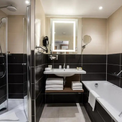 Отель Crowne Plaza Lyon - Cite Internationale Франция, Лион - 1 отзыв об отеле, цены и фото номеров - забронировать отель Crowne Plaza Lyon - Cite Internationale онлайн ванная
