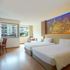 Отель Novotel Phuket Vintage Park 4* Улучшенный номер с 2 отдельными кроватями фото 5