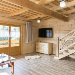 Отель udanypobyt Dom Bright House Косцелиско комната для гостей фото 3