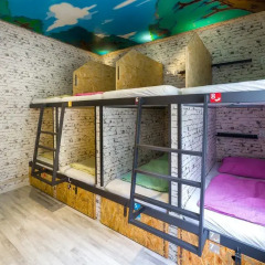 Chillout Hostel Zagreb Кровать в общем номере с двухъярусными кроватями фото 9