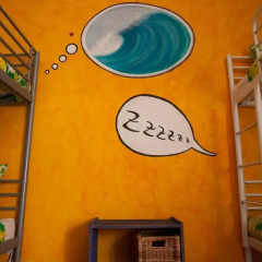 Отель Ericeira Surf Camp 2* Кровать в общем номере двухъярусные кровати фото 10
