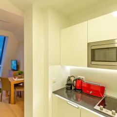 Апартаменты Wienwert Apartments Getreidemarkt Улучшенная студия с различными типами кроватей фото 11