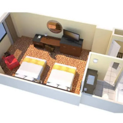 Отель New York LaGuardia Airport Marriott Стандартный номер с различными типами кроватей фото 3