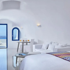 Chromata Santorini Hotel 5* Стандартный номер с различными типами кроватей фото 7