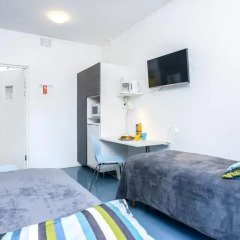 Отель Forenom Hostel Vantaa Aviapolis Финляндия, Вантаа - 1 отзыв об отеле, цены и фото номеров - забронировать отель Forenom Hostel Vantaa Aviapolis онлайн комната для гостей фото 2