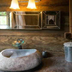 Отель Chalet de tahiti ванная