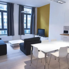 Отель Grand Place Apartments Sablon Бельгия, Брюссель - отзывы, цены и фото номеров - забронировать отель Grand Place Apartments Sablon онлайн комната для гостей
