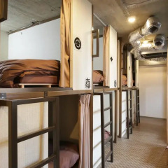 SAMURAIS HOSTEL Ikebukuro Кровать в общем номере с двухъярусной кроватью