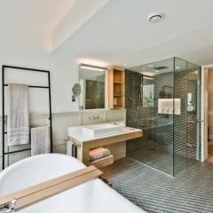 Отель LUX* Grand Gaube 5* Улучшенный номер с различными типами кроватей фото 4