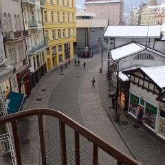 Отель in City Center - MORASSI Чехия, Карловы Вары - отзывы, цены и фото номеров - забронировать отель in City Center - MORASSI онлайн балкон