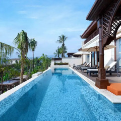 Отель Wanda Vista Resort Xishuangbanna 5* Вилла с различными типами кроватей фото 3