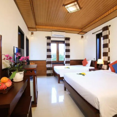 Отель Quang Xuong Homestay 2* Стандартный номер с различными типами кроватей фото 4