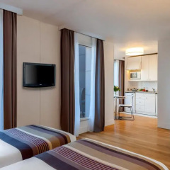 Отель Citadines Bastille Marais Paris 3* Студия Делюкс с различными типами кроватей фото 2
