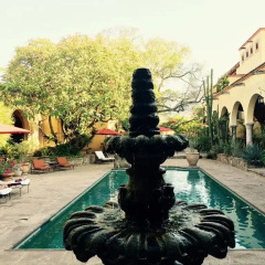 Отель Hacienda de Los Santos бассейн