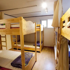 Отель Crossroad Backpackers Hongdae Кровать в общем номере с двухъярусной кроватью фото 12