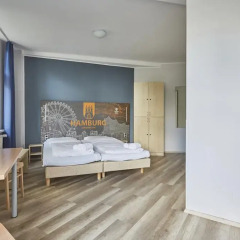 Отель a&o Hamburg Hauptbahnhof 2* Стандартный номер 2 отдельными кровати фото 5