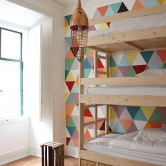 Lookout Lisbon Hostel Кровать в общем номере с двухъярусной кроватью фото 10