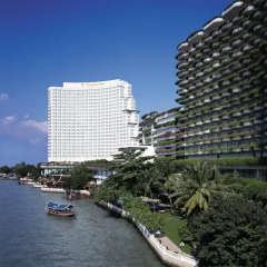 Отель Shangri-la Bangkok 5* Улучшенный номер с различными типами кроватей фото 23