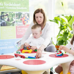 Отель Danhostel Vejle Стандартный семейный номер с двуспальной кроватью
