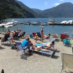 Отель Sunwaychalets Lago di Lugano Порлецца пляж