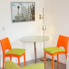 Апартаменты Business meets Düsseldorf Apartments Дюссельдорф балкон