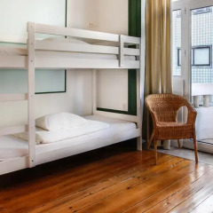 Oporto City Hostel Кровать в общем номере двухъярусные кровати фото 13