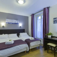 Отель Hôtel du Quai de Seine 2* Стандартный номер с различными типами кроватей фото 8