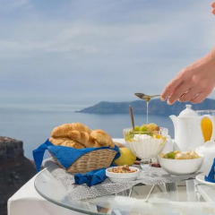 Отель Iliovasilema Suites Греция, Остров Санторини - отзывы, цены и фото номеров - забронировать отель Iliovasilema Suites онлайн питание