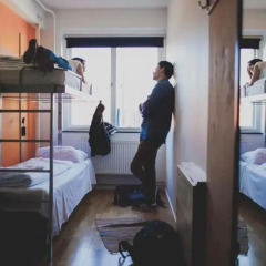 Copenhagen Downtown Hostel Номер с общей ванной комнатой фото 2