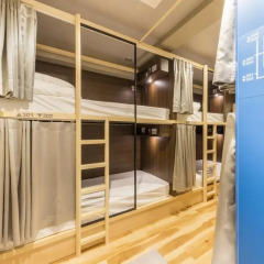 EAST57 ASAKUSABASHI - Hostel Кровать в мужском общем номере с двухъярусной кроватью фото 4