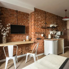 Апартаменты Homely на Громовой 8 Студия с разными типами кроватей фото 9