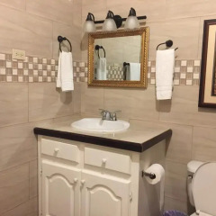 Отель Brytan Villa Ямайка, Треже-Бич - отзывы, цены и фото номеров - забронировать отель Brytan Villa онлайн ванная