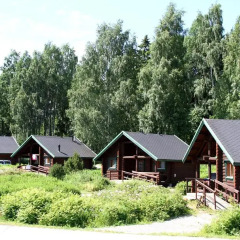 Отель Rastila Camping Helsinki Коттедж с различными типами кроватей фото 13