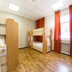 Patio Hostel Irkutsk Кровать в общем номере с двухъярусной кроватью фото 9