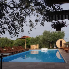 Отель Mythos Bungalows бассейн