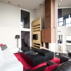Апартаменты Rent Top Apartments Beach-Diagonal Mar Люкс с различными типами кроватей