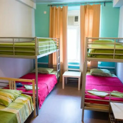 Хостел Республика Кровать в мужском общем номере двухъярусные кровати фото 8