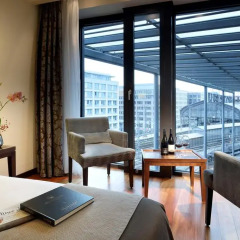 Отель Eurostars Berlin 5* Стандартный номер с двуспальной кроватью фото 6