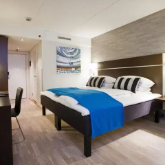 Отель Scandic Victoria 4* Стандартный семейный номер с двуспальной кроватью фото 6