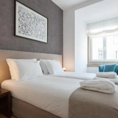 Отель Feels Like Home Rossio Prime Suites 4* Стандартный номер с 2 отдельными кроватями (общая ванная комната) фото 33
