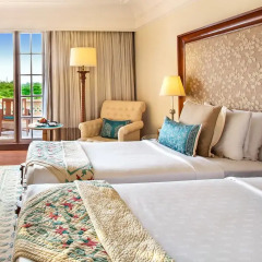 Отель The Oberoi Amarvilas, Agra 5* Номер Делюкс с различными типами кроватей фото 2
