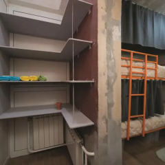 Хостел Бункер Кровать в общем номере с двухъярусной кроватью фото 5
