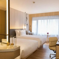 LN Garden Hotel Guangzhou 5* Номер Делюкс с разными типами кроватей фото 3