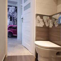 Отель Apartament Świętokrzyska Студия с различными типами кроватей фото 9