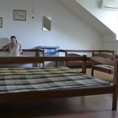 Хостел В центре Кровать в общем номере фото 16